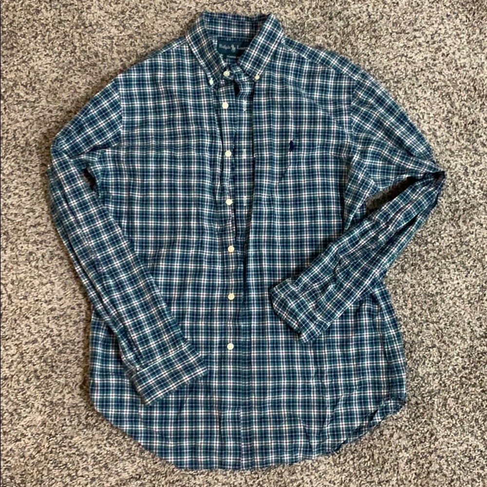 Polo Blue/Green/Red Checkered